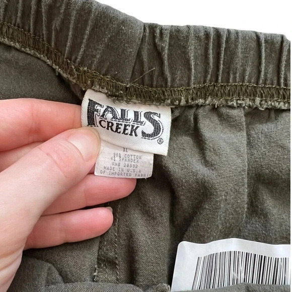 Falls Creek Olive Green Casual Pants XL - Picture 3 of 3